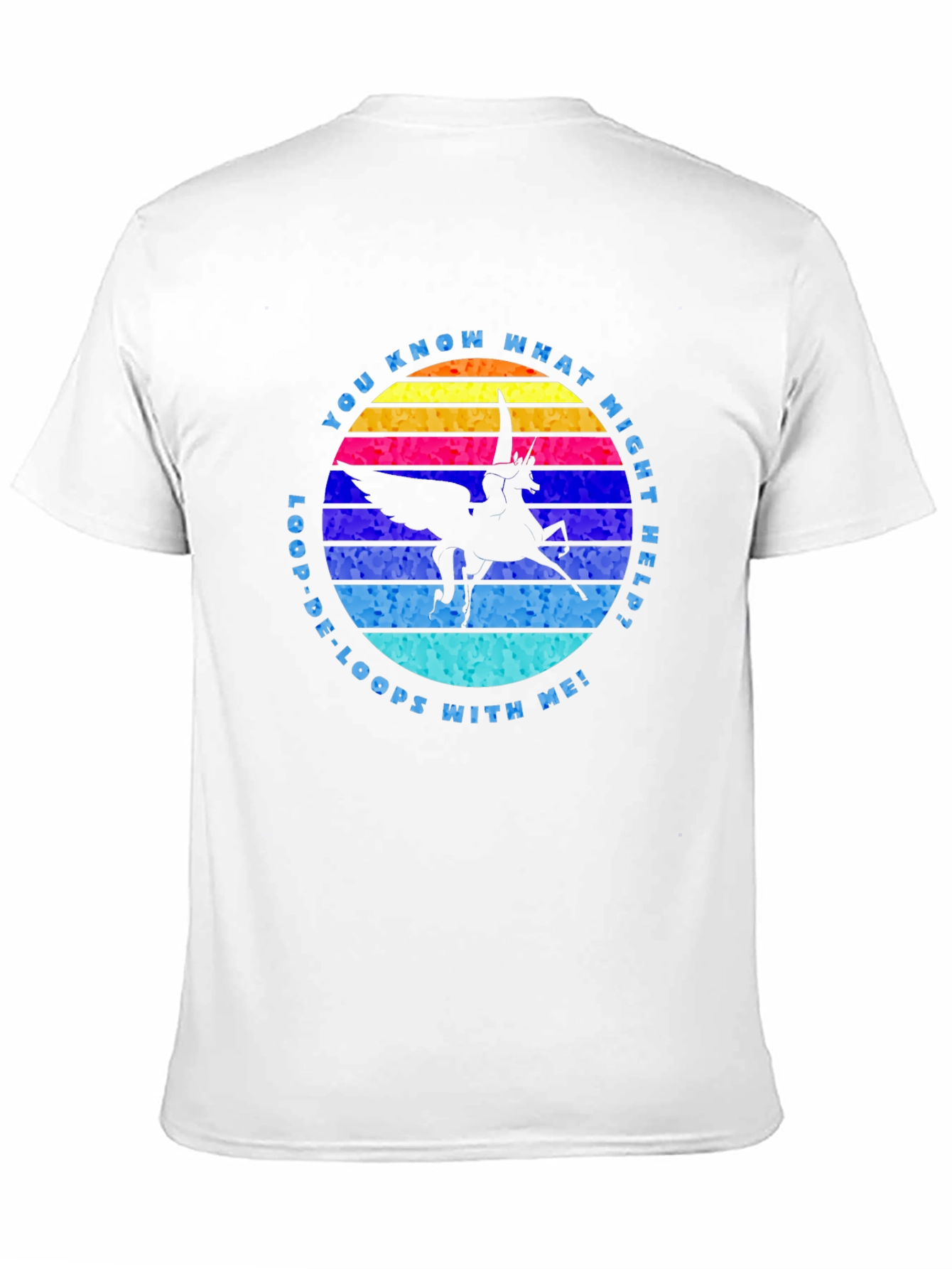 Loop-De-Loops Pegasus Graphic T-Shirt