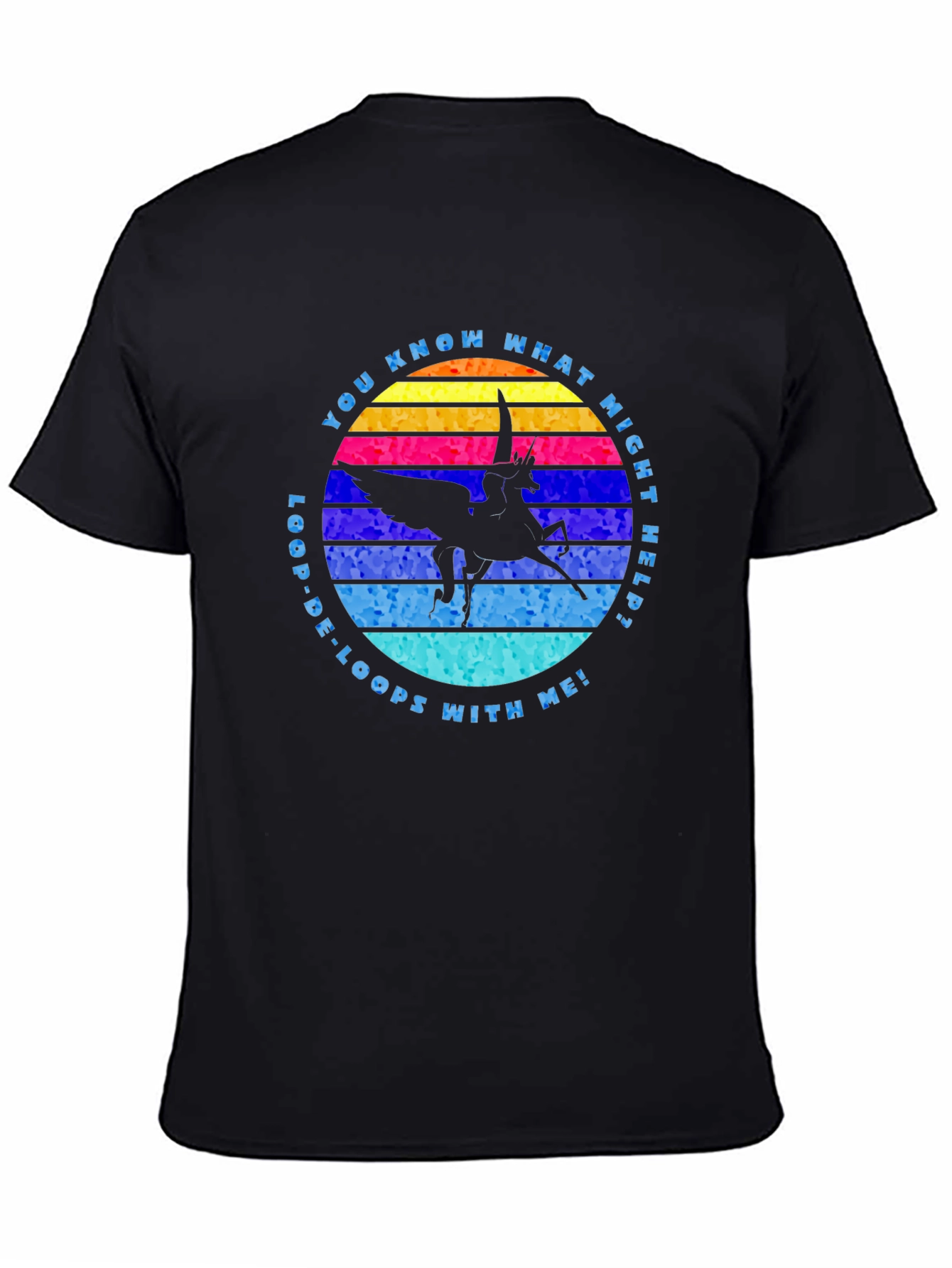 Loop-De-Loops Pegasus Graphic T-Shirt