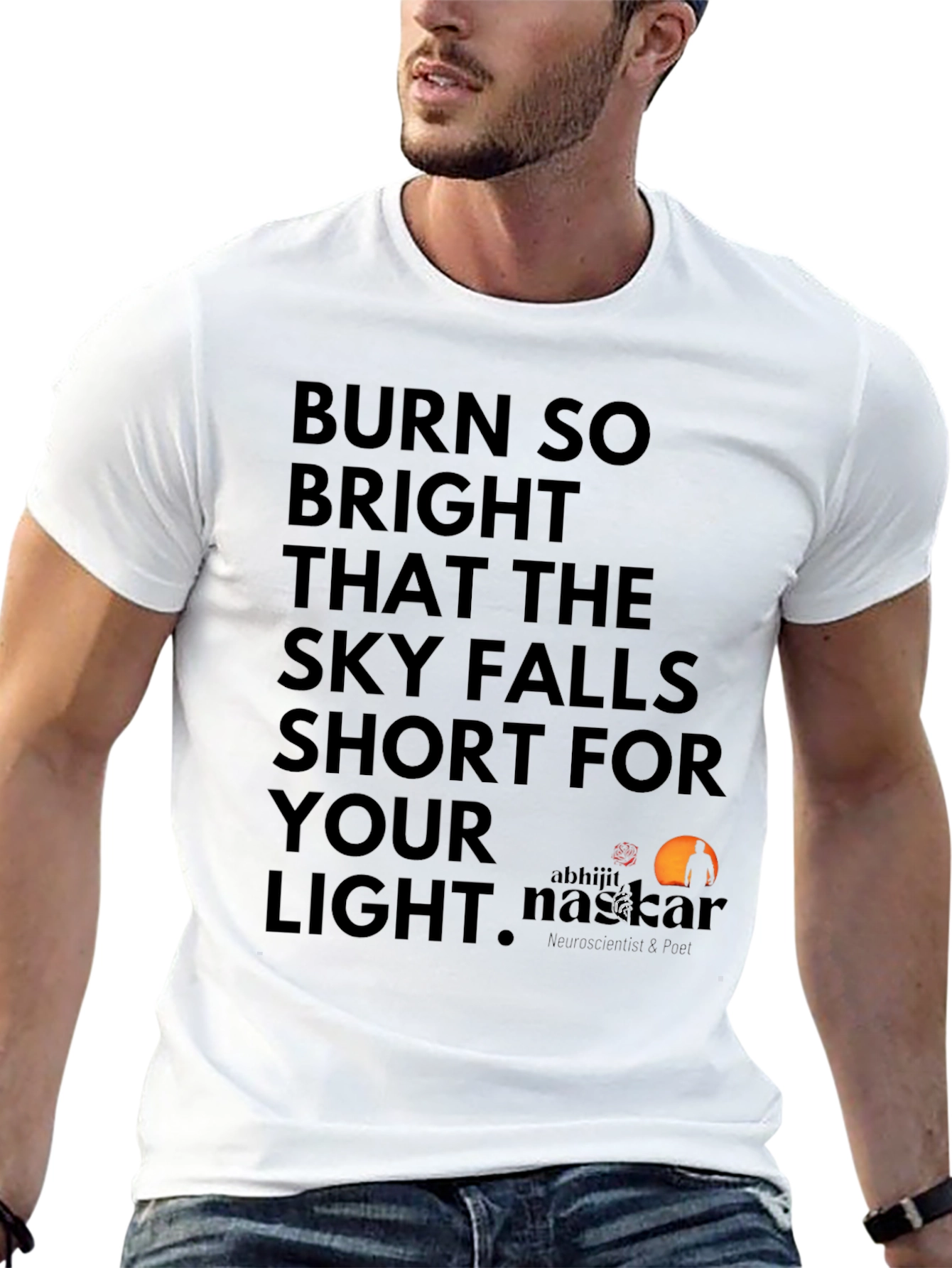 Burn Bright Graphic Tee - Inspiring Words