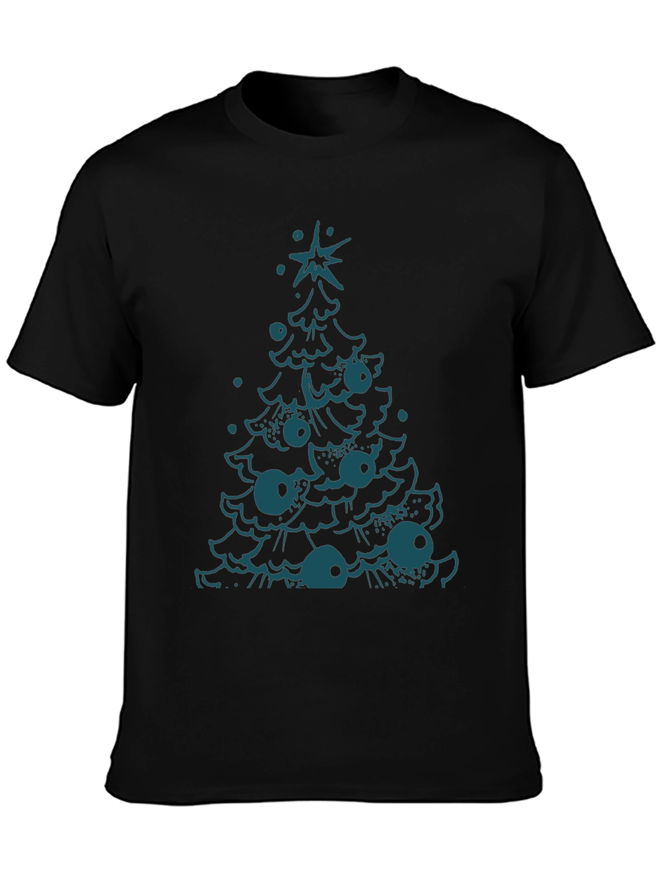 Festive Tree Graphic Tee - Holiday Ready!
