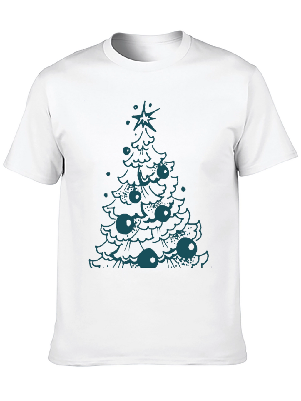 Festive Tree Graphic Tee - Holiday Ready!
