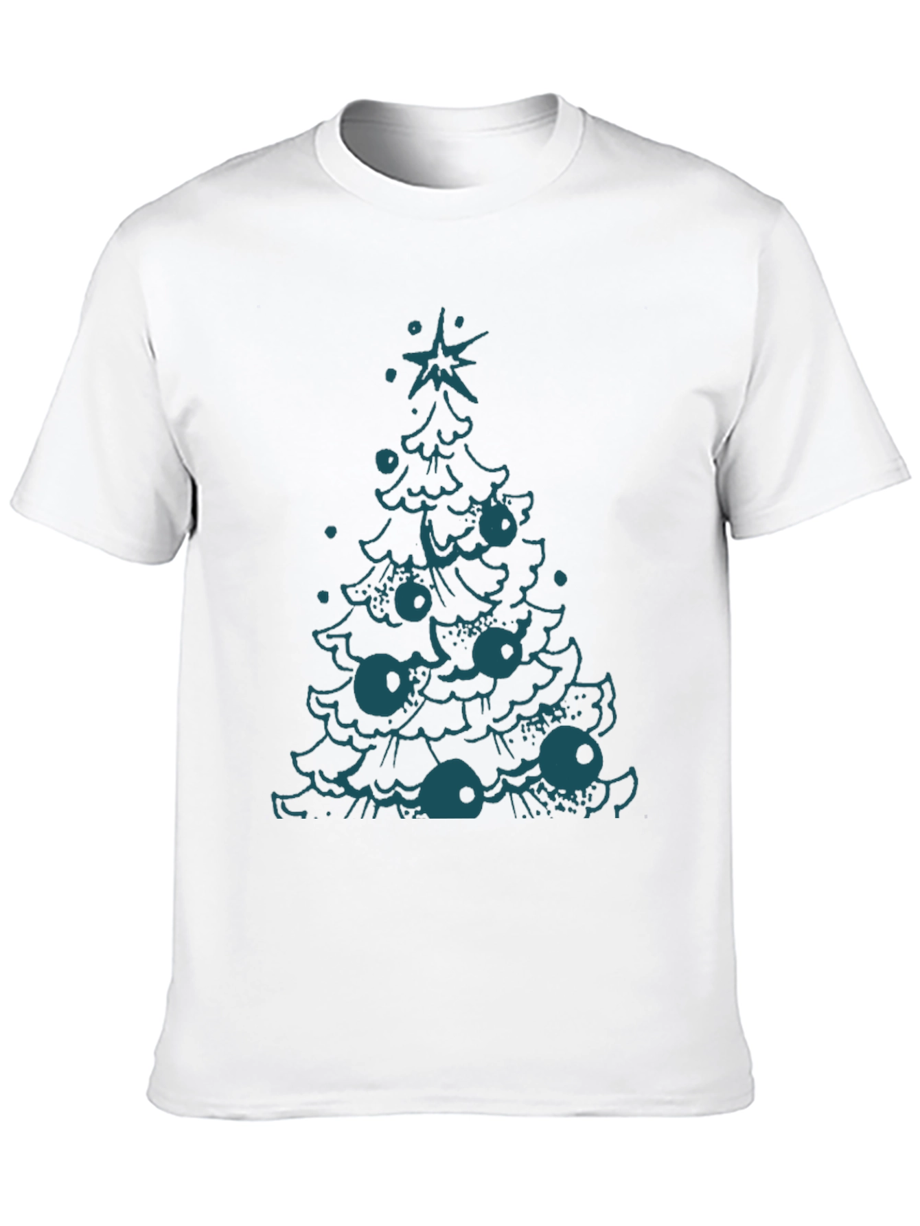 Festive Tree Graphic Tee - Holiday Ready!