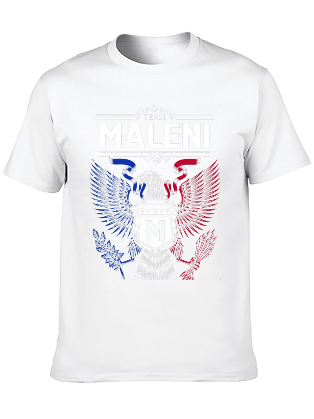 Team Maleni Eagle Crest T-Shirt - Patriotic Design