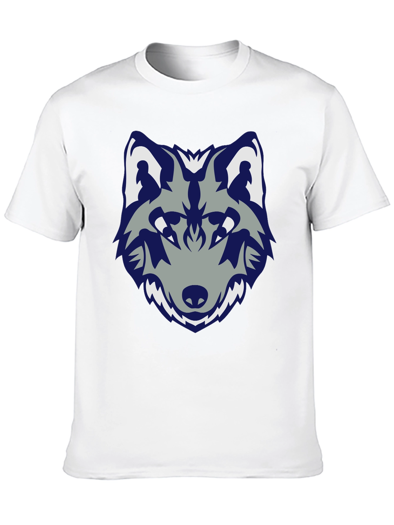 Wolf Graphic Tee - Stylish Black Cotton T-Shirt
