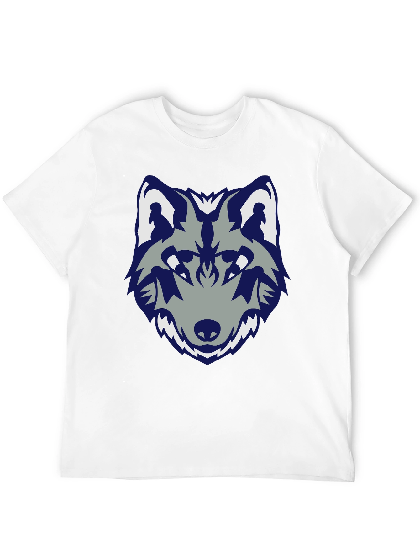 Wolf Graphic Tee - Stylish Black Cotton T-Shirt