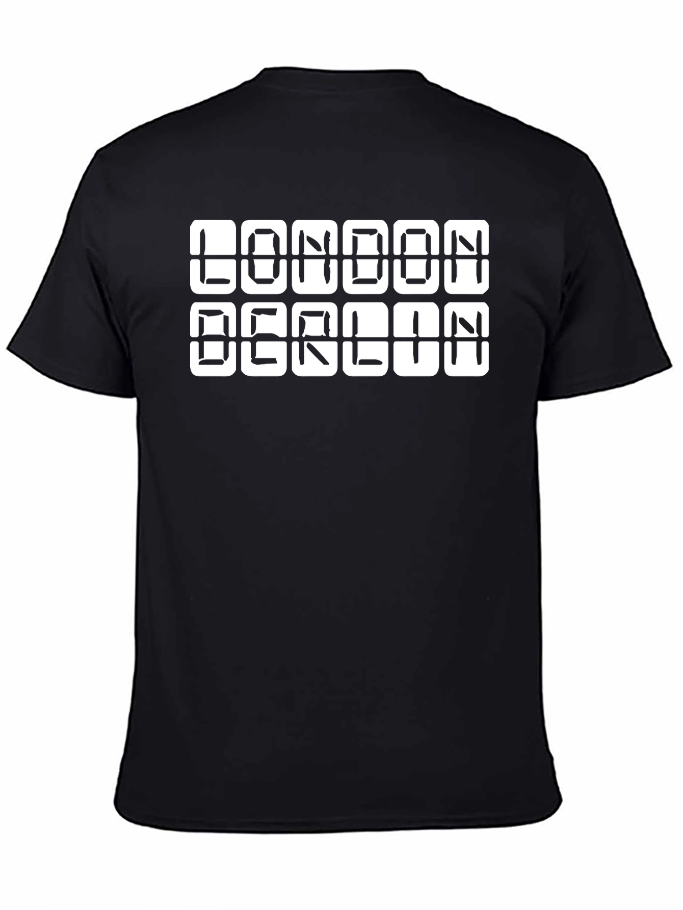 London Berlin T-Shirt - Retro Terminal Design