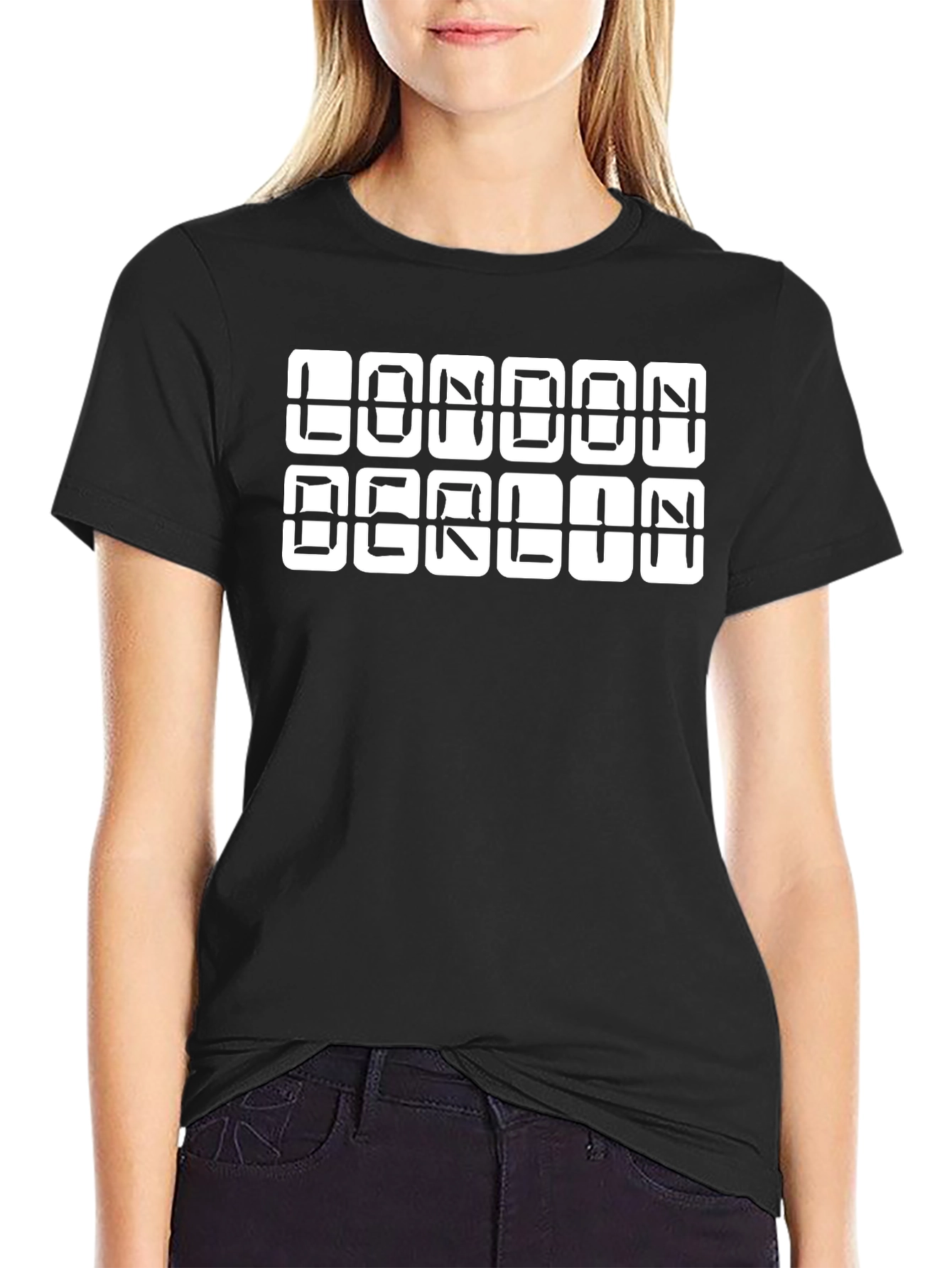 London Berlin T-Shirt - Retro Terminal Design