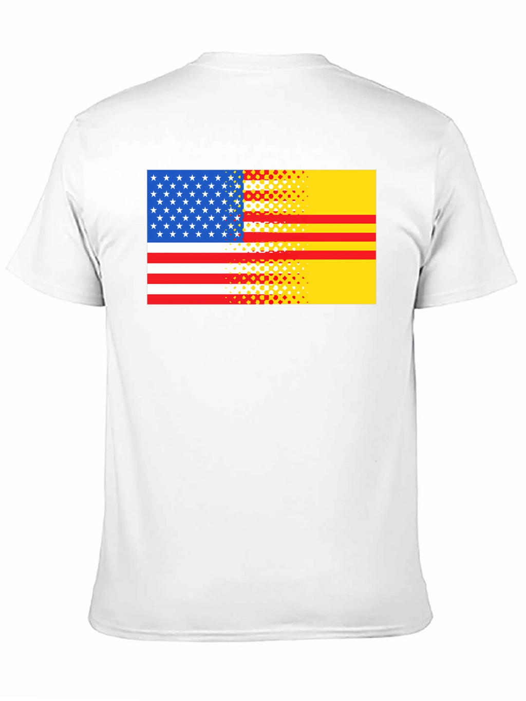 USA & Vietnam Flag Graphic T-Shirt
