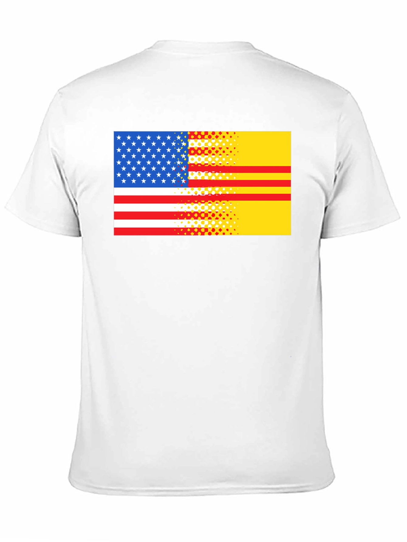 USA & Vietnam Flag Graphic T-Shirt