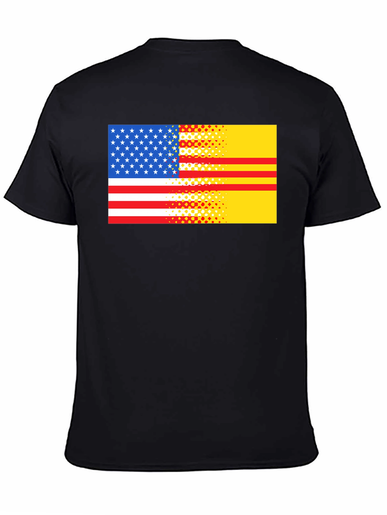 USA & Vietnam Flag Graphic T-Shirt
