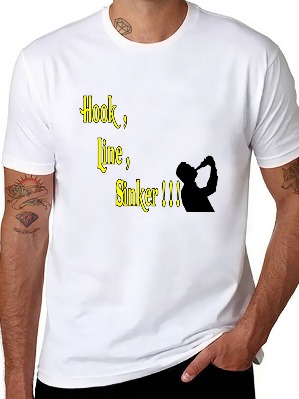 Hook Line Sinker Funny Fishing T-Shirt