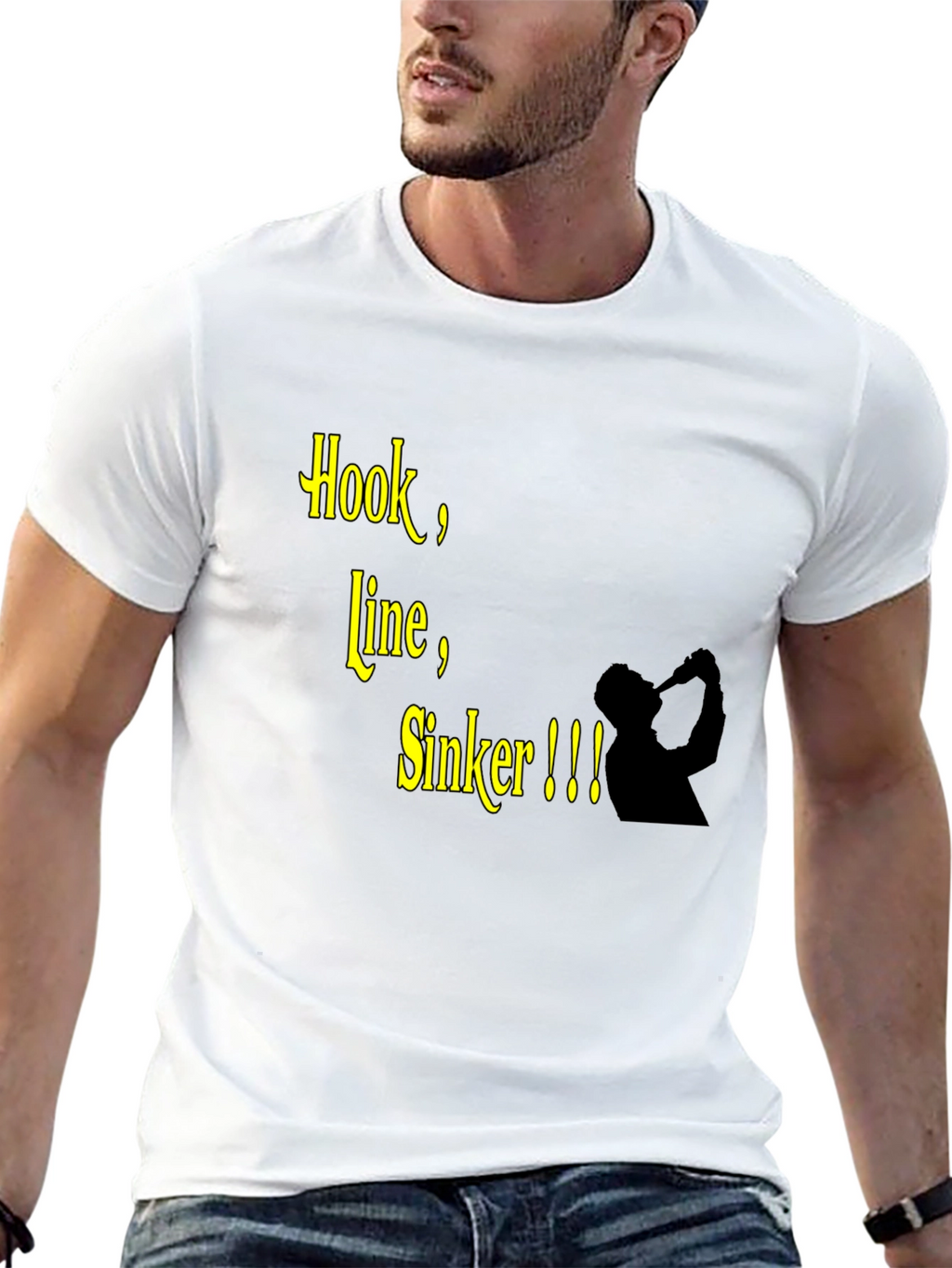 Hook Line Sinker Funny Fishing T-Shirt