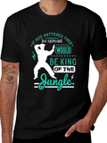 Elephant King of The Jungle Mens T-Shirt