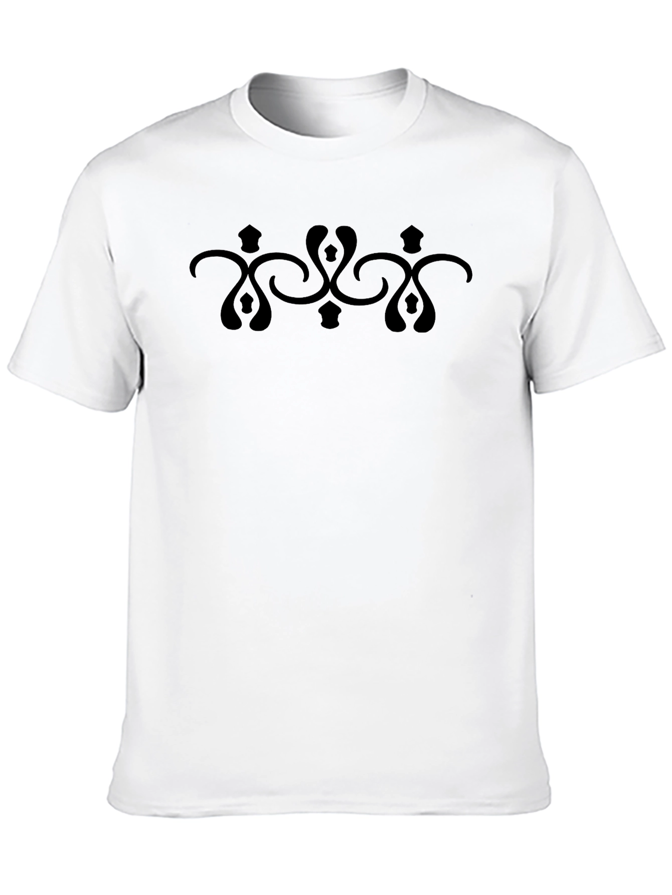 Mens Black Graphic Tee - Stylish and Unique Design
