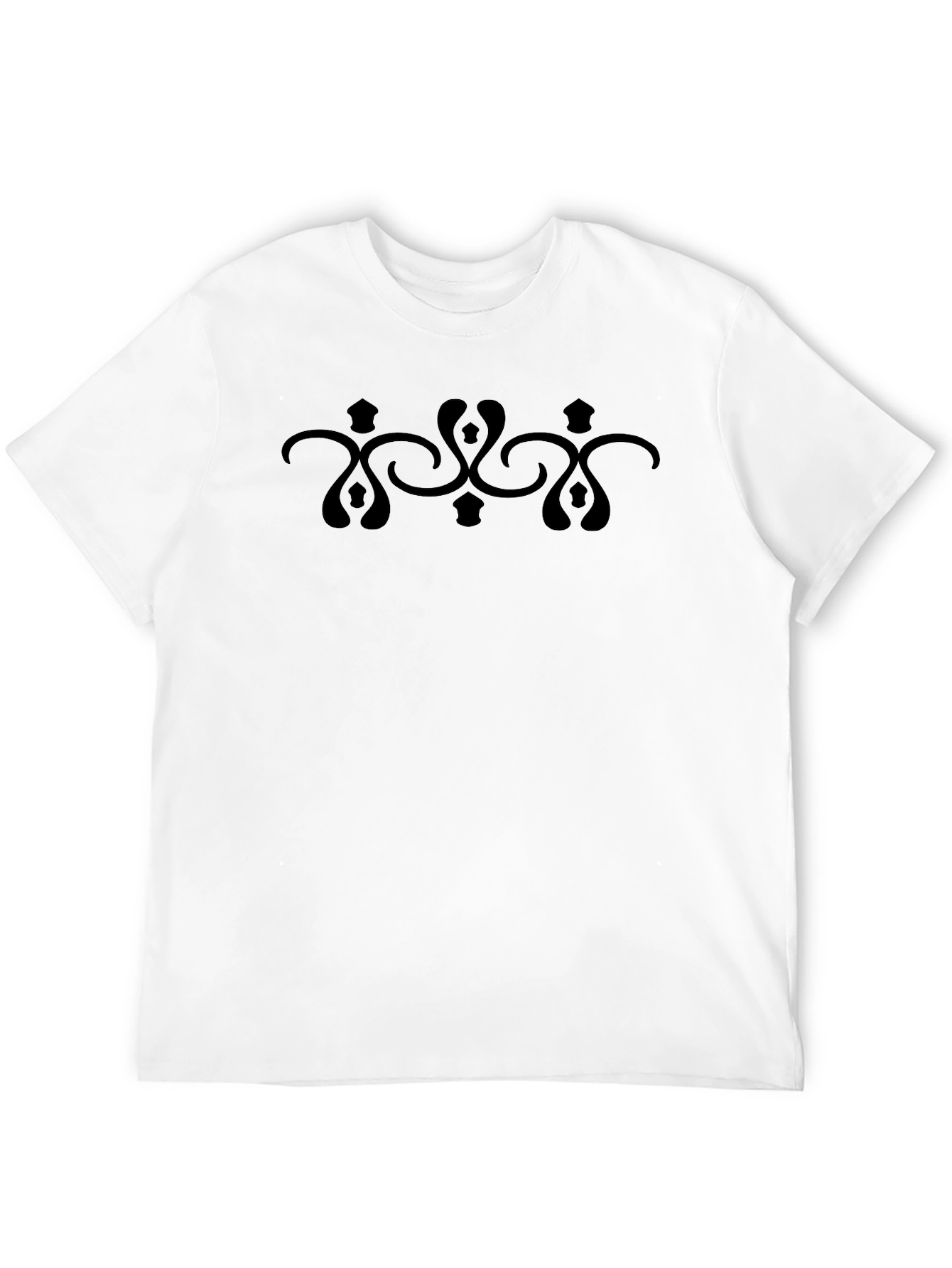 Mens Black Graphic Tee - Stylish and Unique Design