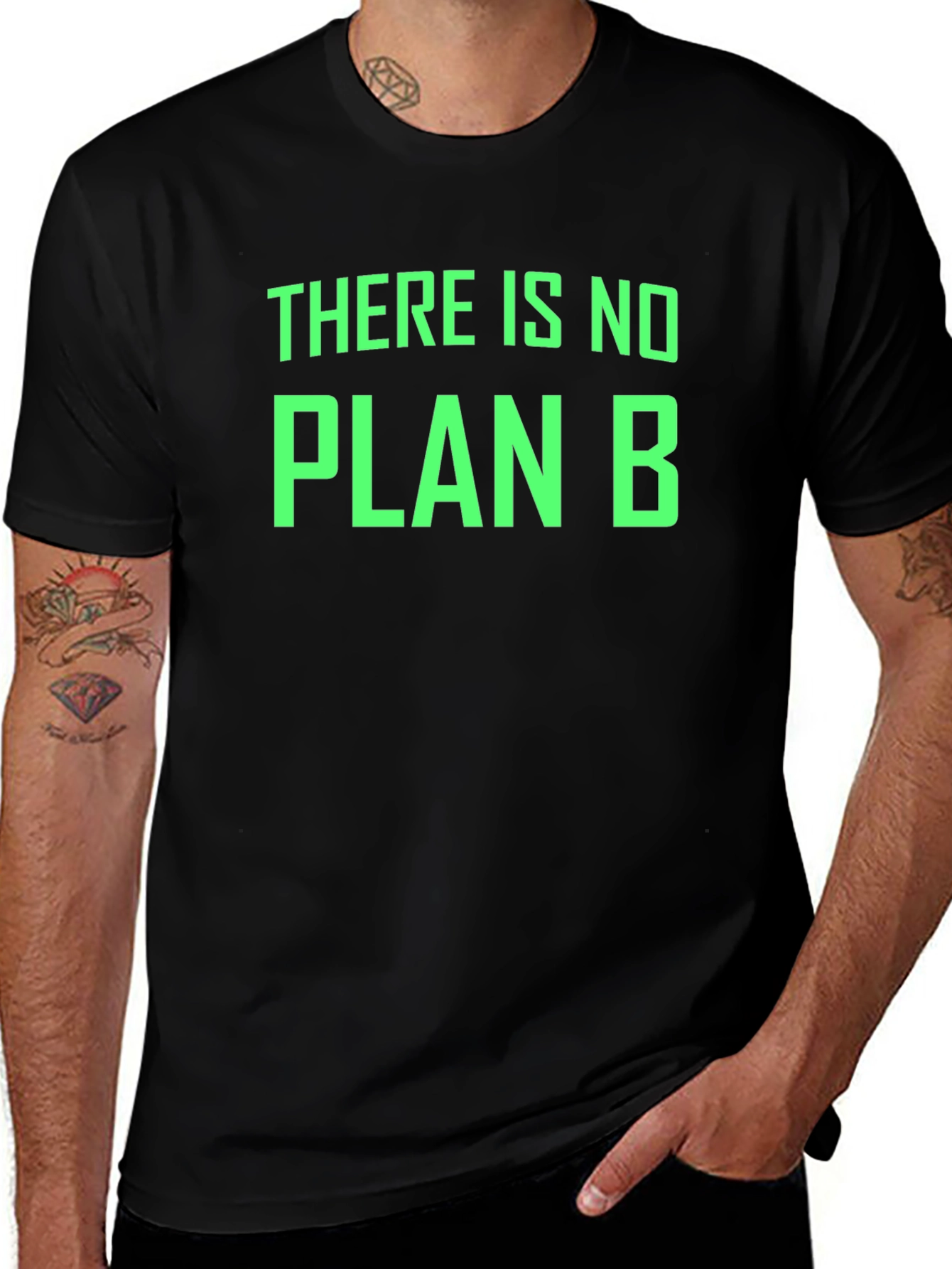 No Plan B Black Graphic T-Shirt