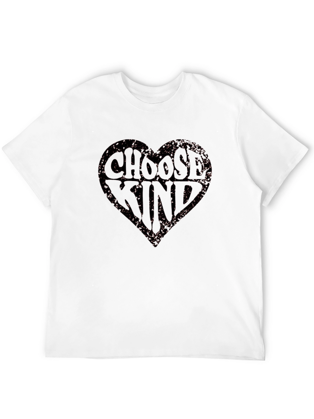 Choose Kind Heart Graphic Tee - Black