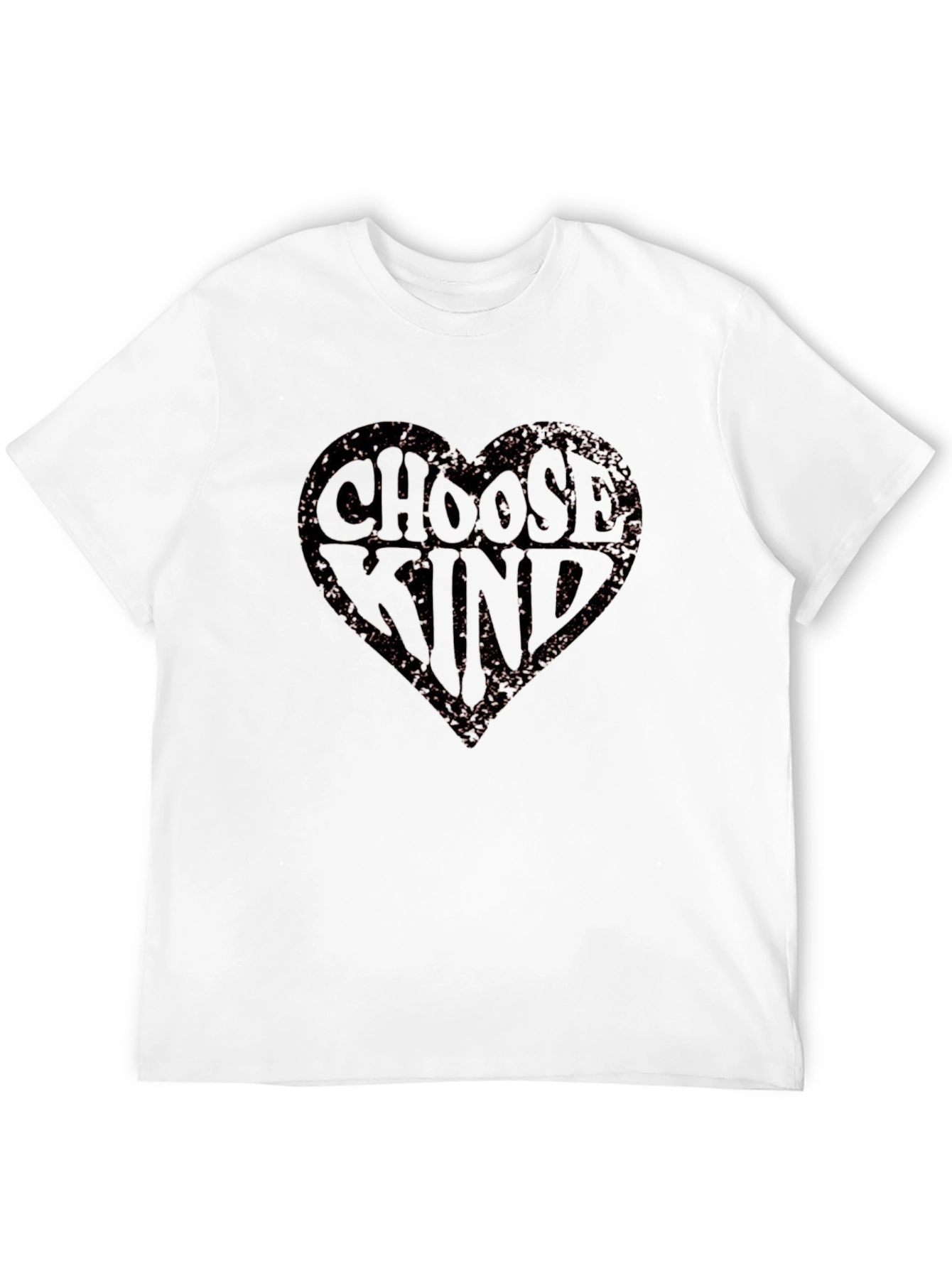 Choose Kind Heart Graphic Tee - Black