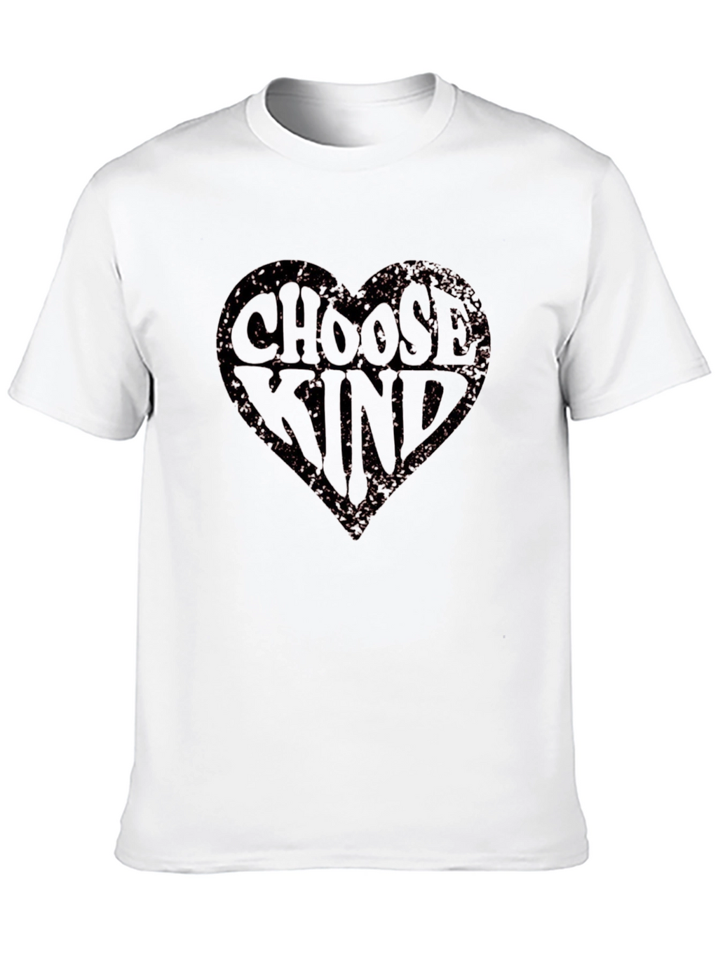 Choose Kind Heart Graphic Tee - Black