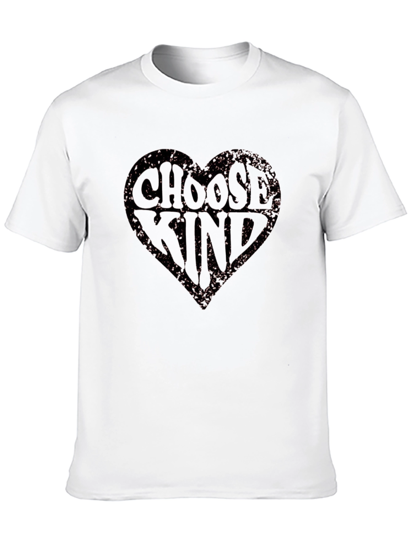 Choose Kind Heart Graphic Tee - Black