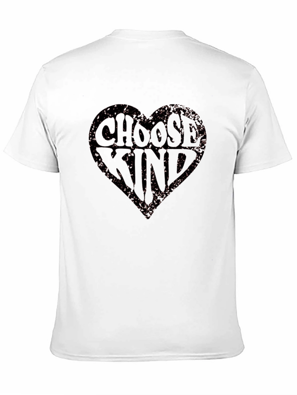 Choose Kind Heart Graphic Tee - Black