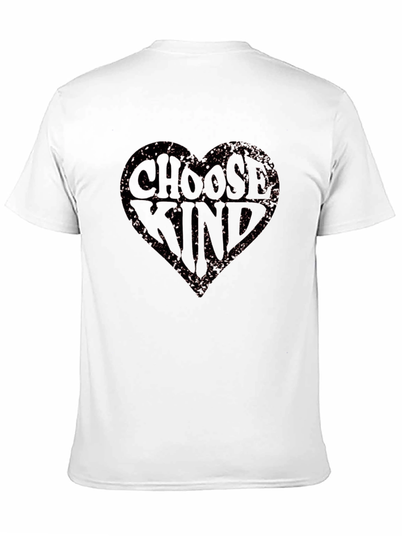 Choose Kind Heart Graphic Tee - Black
