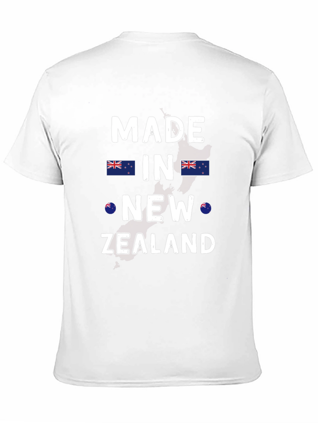 New Zealand Made T-Shirt Black Tee