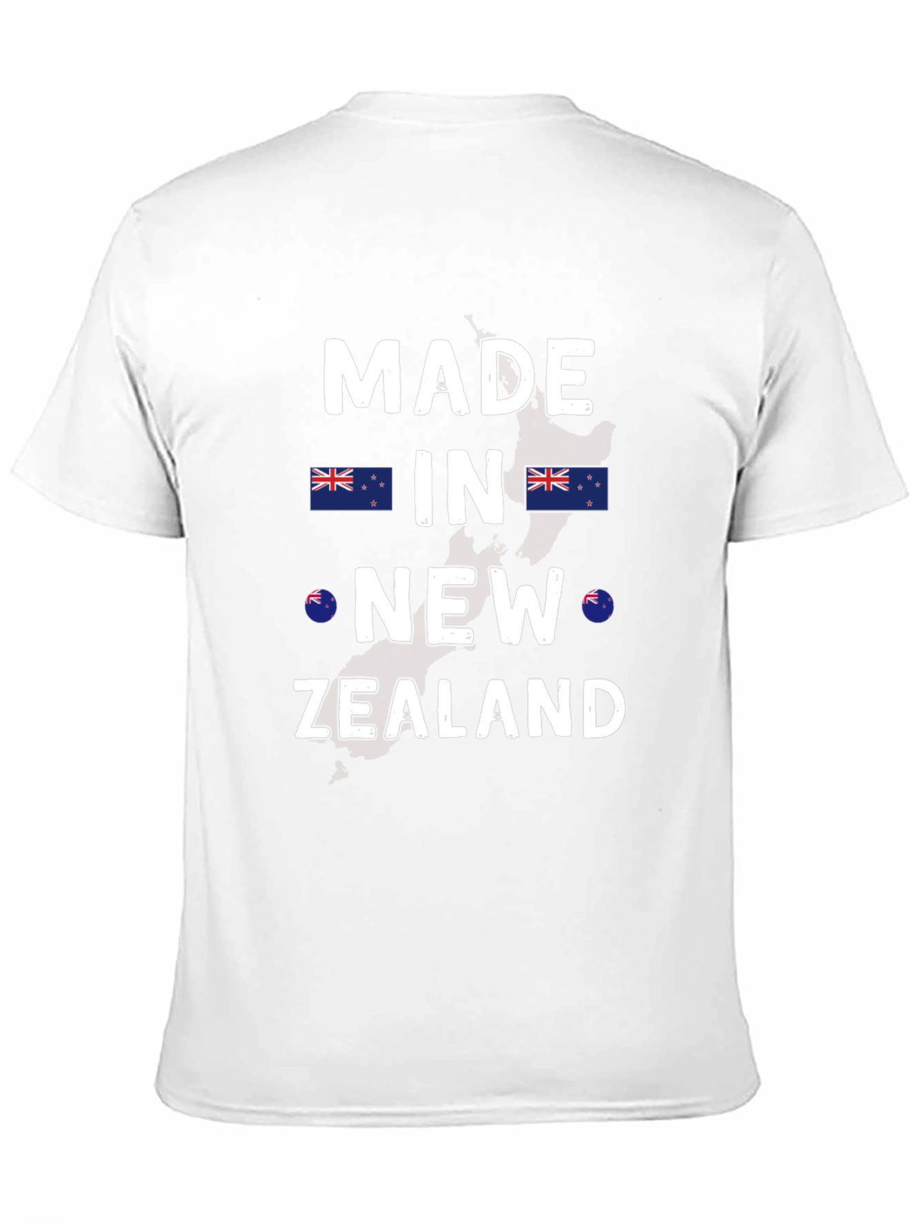 New Zealand Made T-Shirt Black Tee
