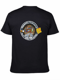 Speedy Delivery Black T-Shirt - Food and Map Design