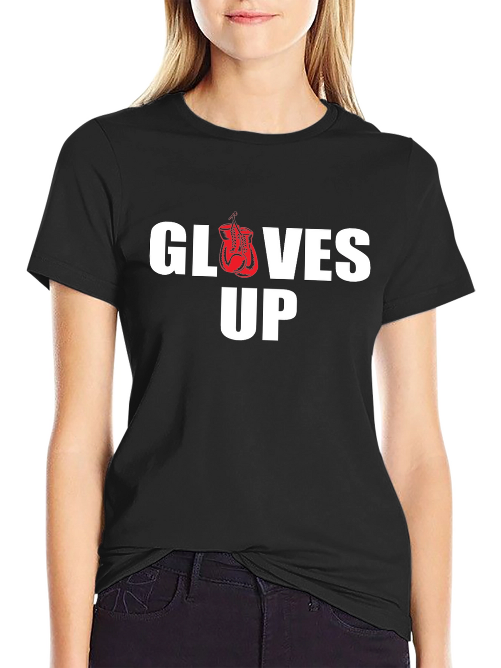 Gloves Up Graphic Tee - Black