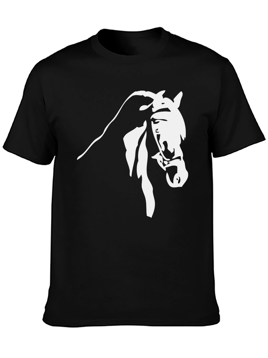 Horse Graphic Tee - Black T-Shirt