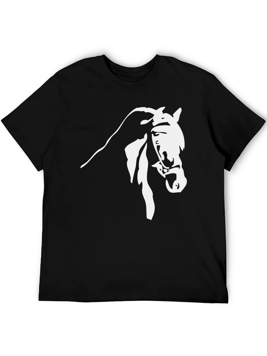 Horse Graphic Tee - Black T-Shirt