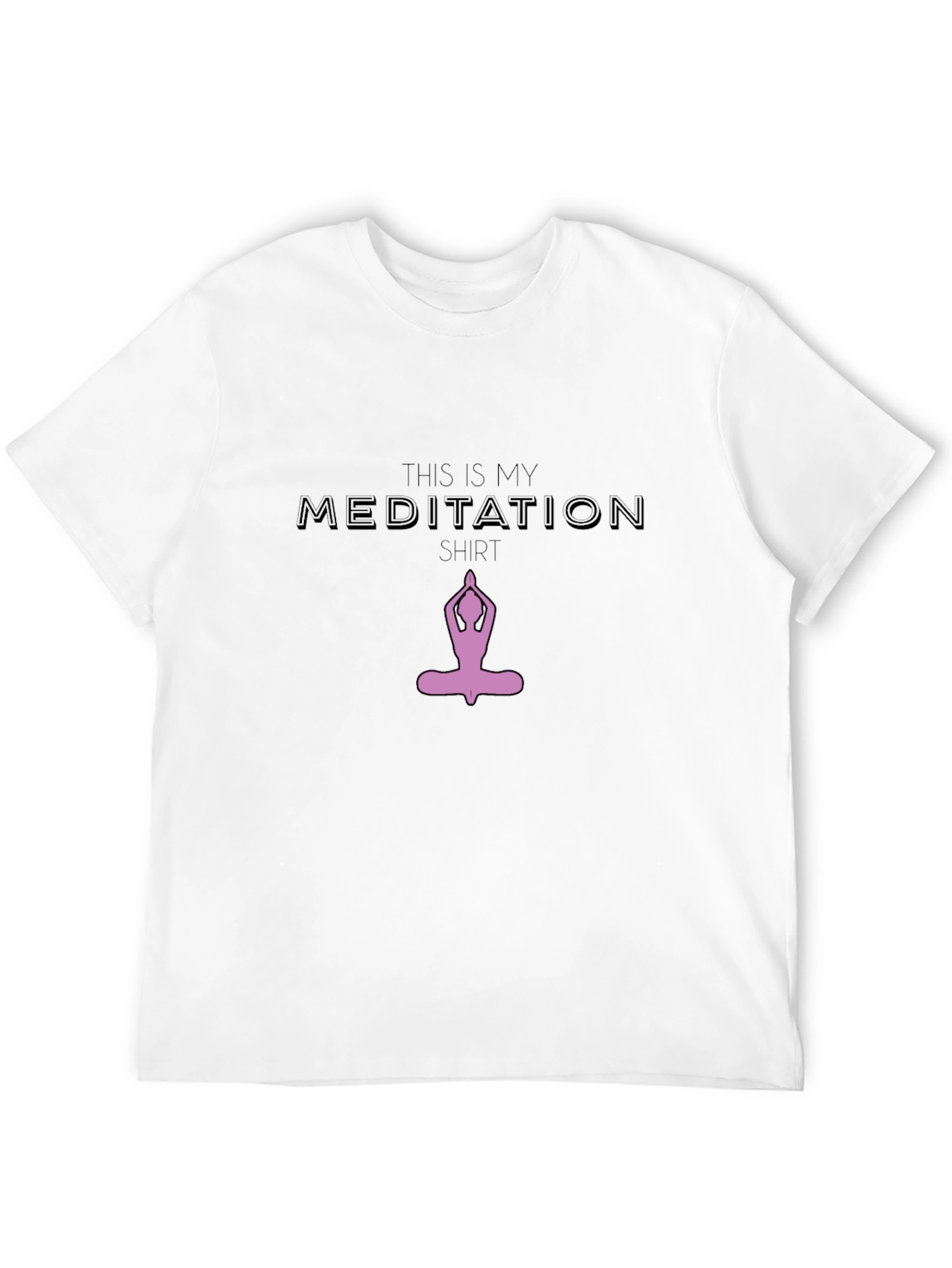 Meditation Shirt - Yoga Lotus Position Tee
