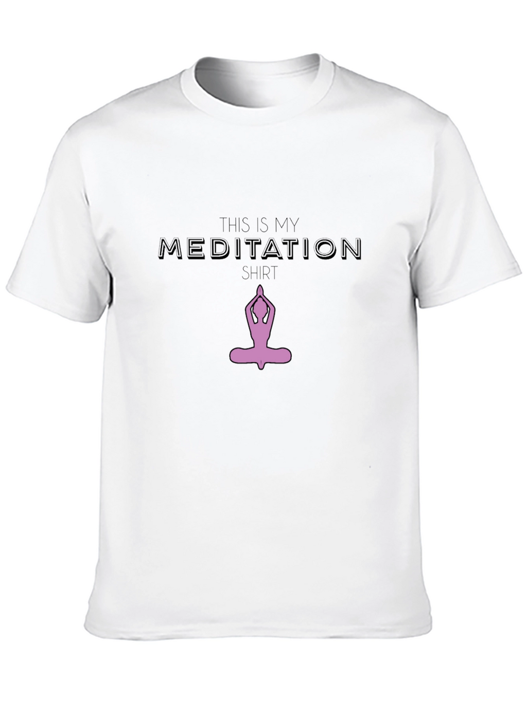 Meditation Shirt - Yoga Lotus Position Tee