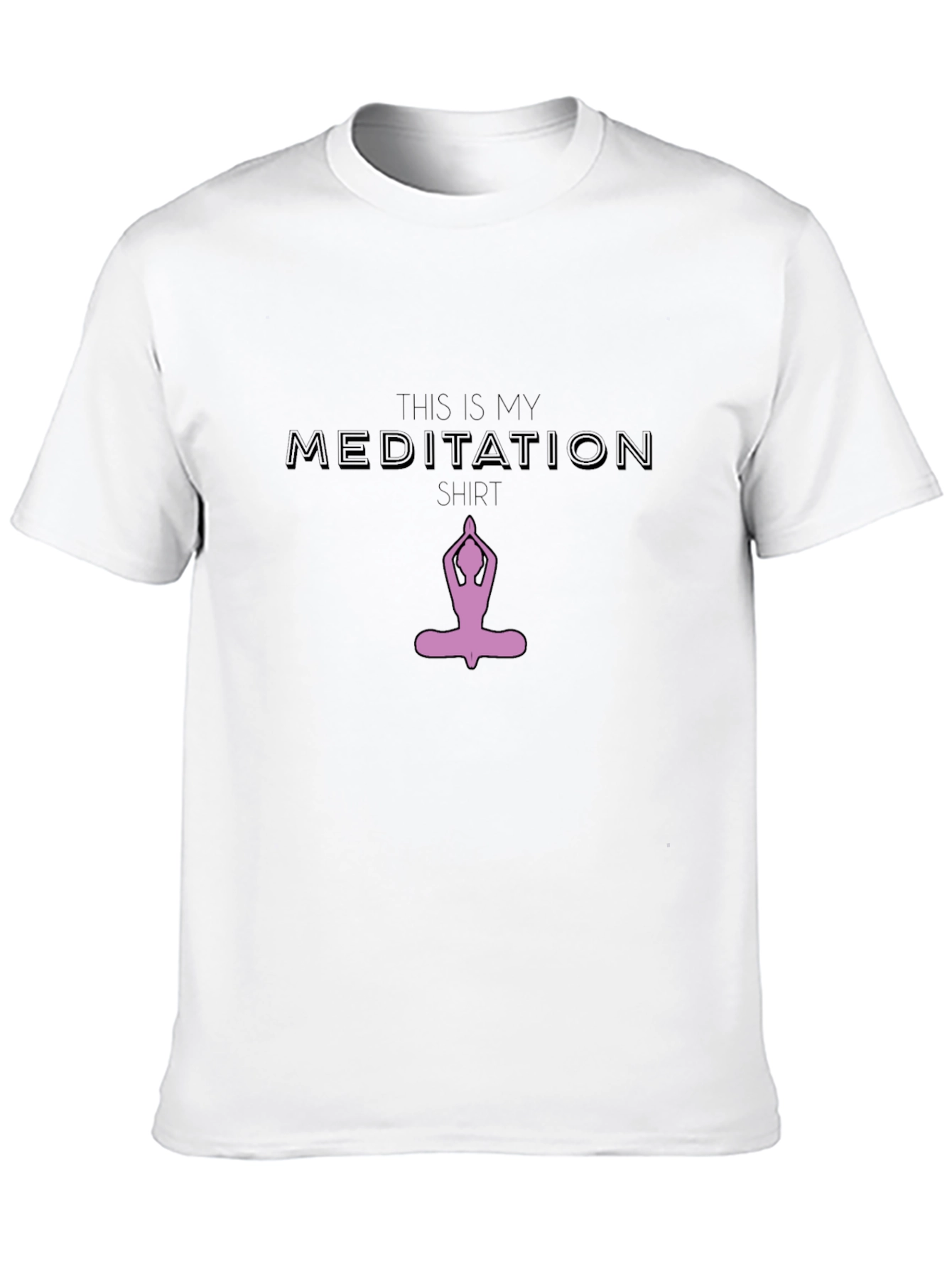 Meditation Shirt - Yoga Lotus Position Tee