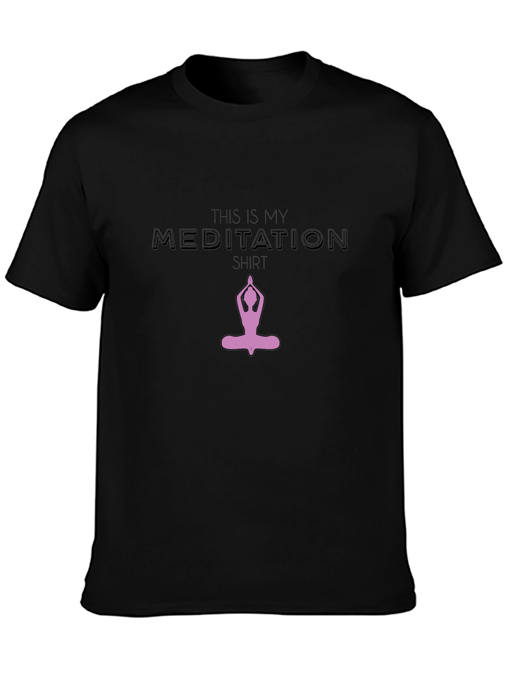 Meditation Shirt - Yoga Lotus Position Tee