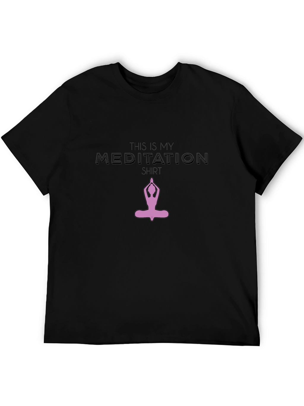 Meditation Shirt - Yoga Lotus Position Tee