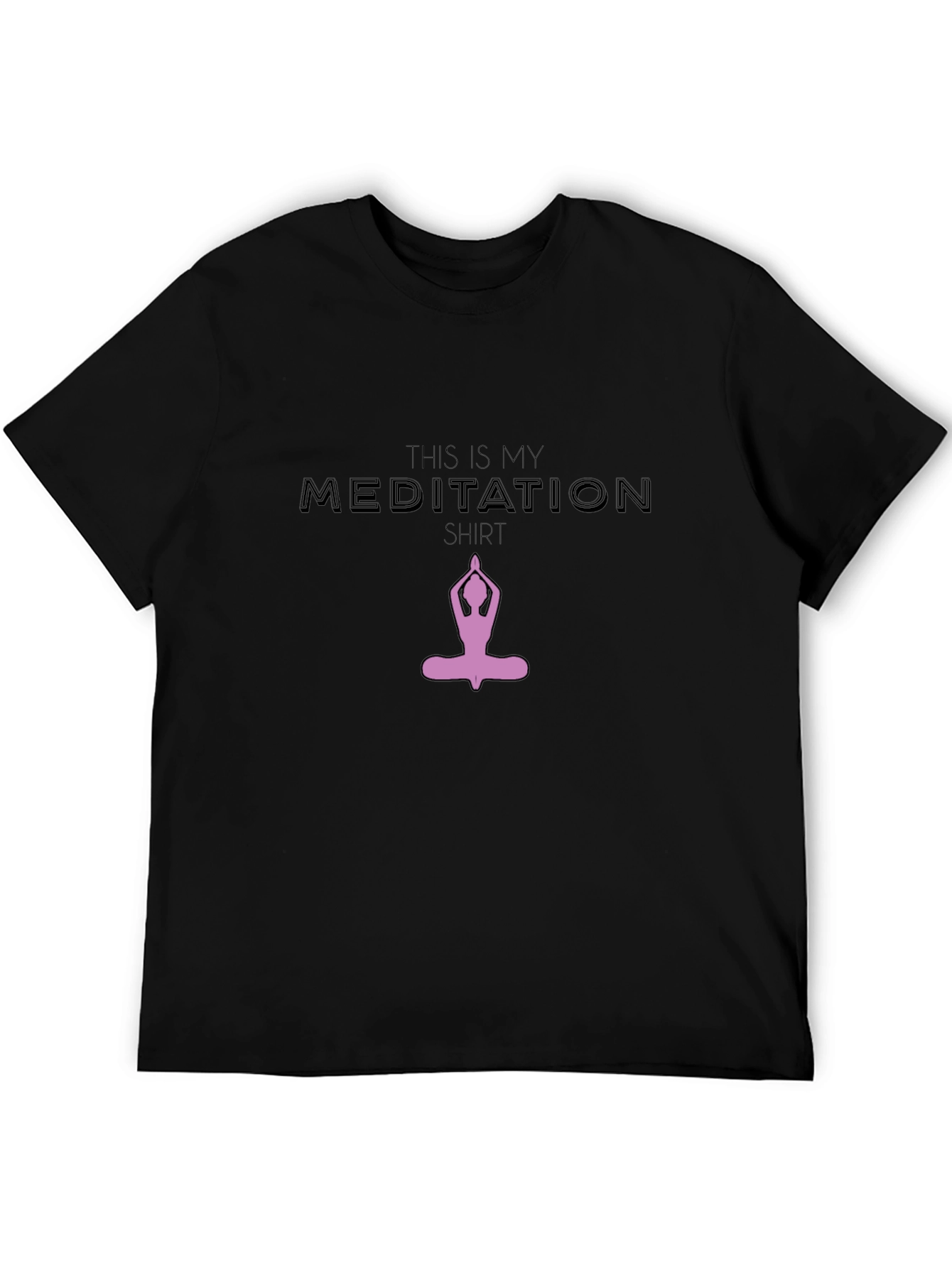 Meditation Shirt - Yoga Lotus Position Tee