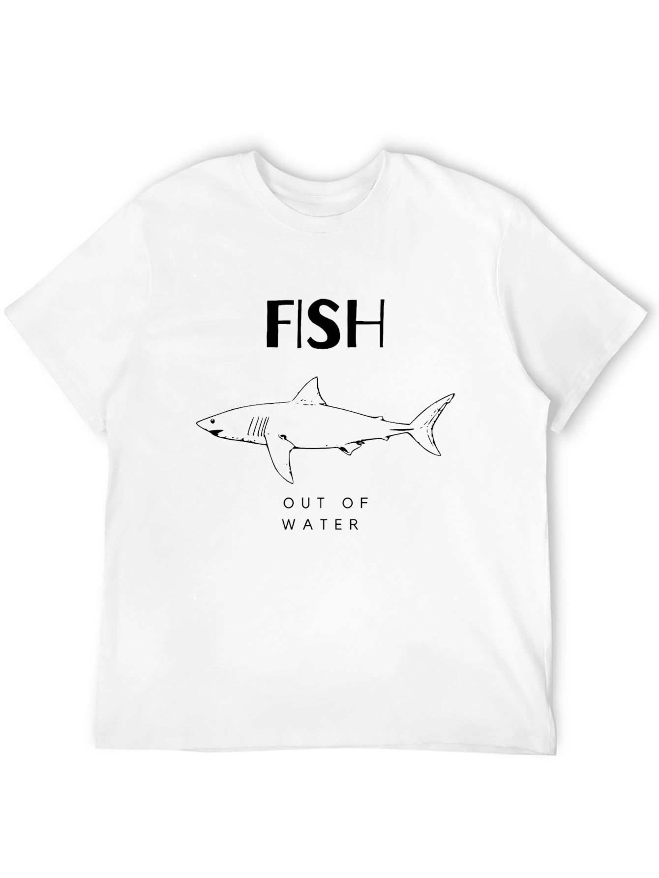 Fish Out of Water Graphic Tee - Black
