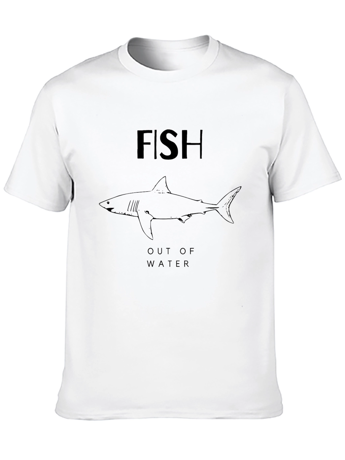 Fish Out of Water Graphic Tee - Black