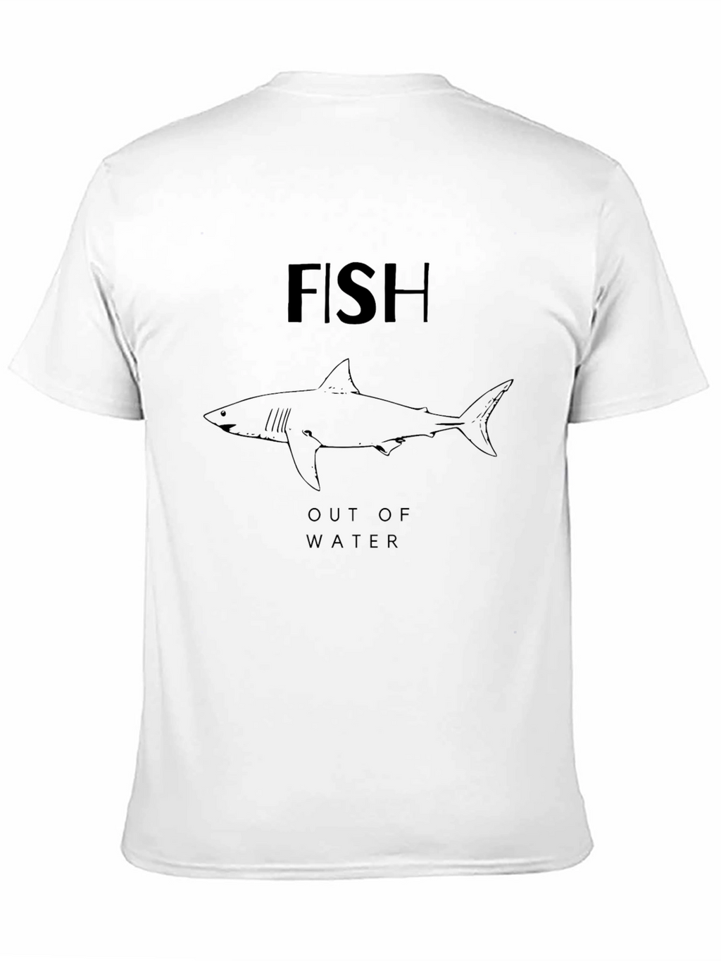 Fish Out of Water Graphic Tee - Black