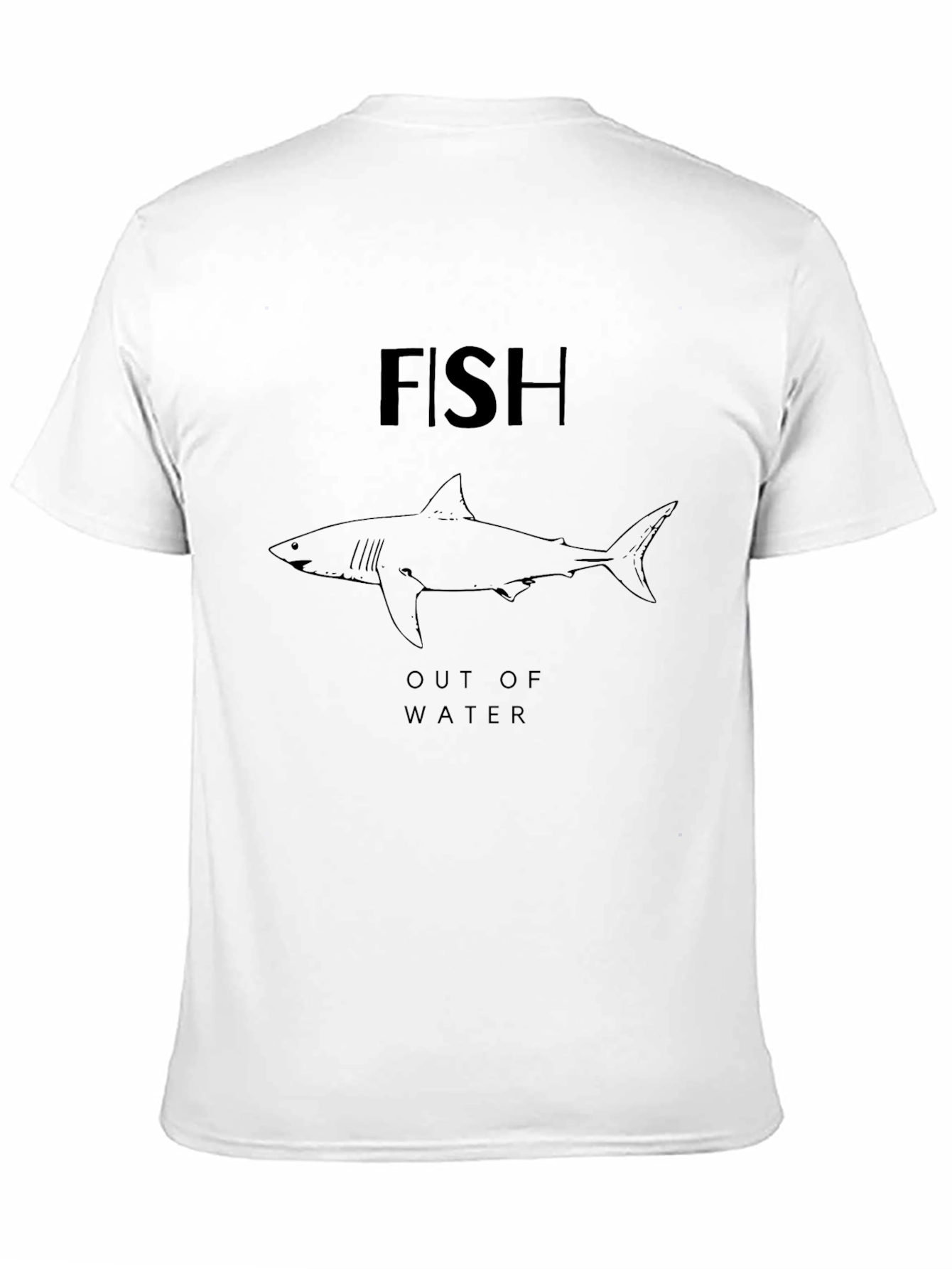 Fish Out of Water Graphic Tee - Black