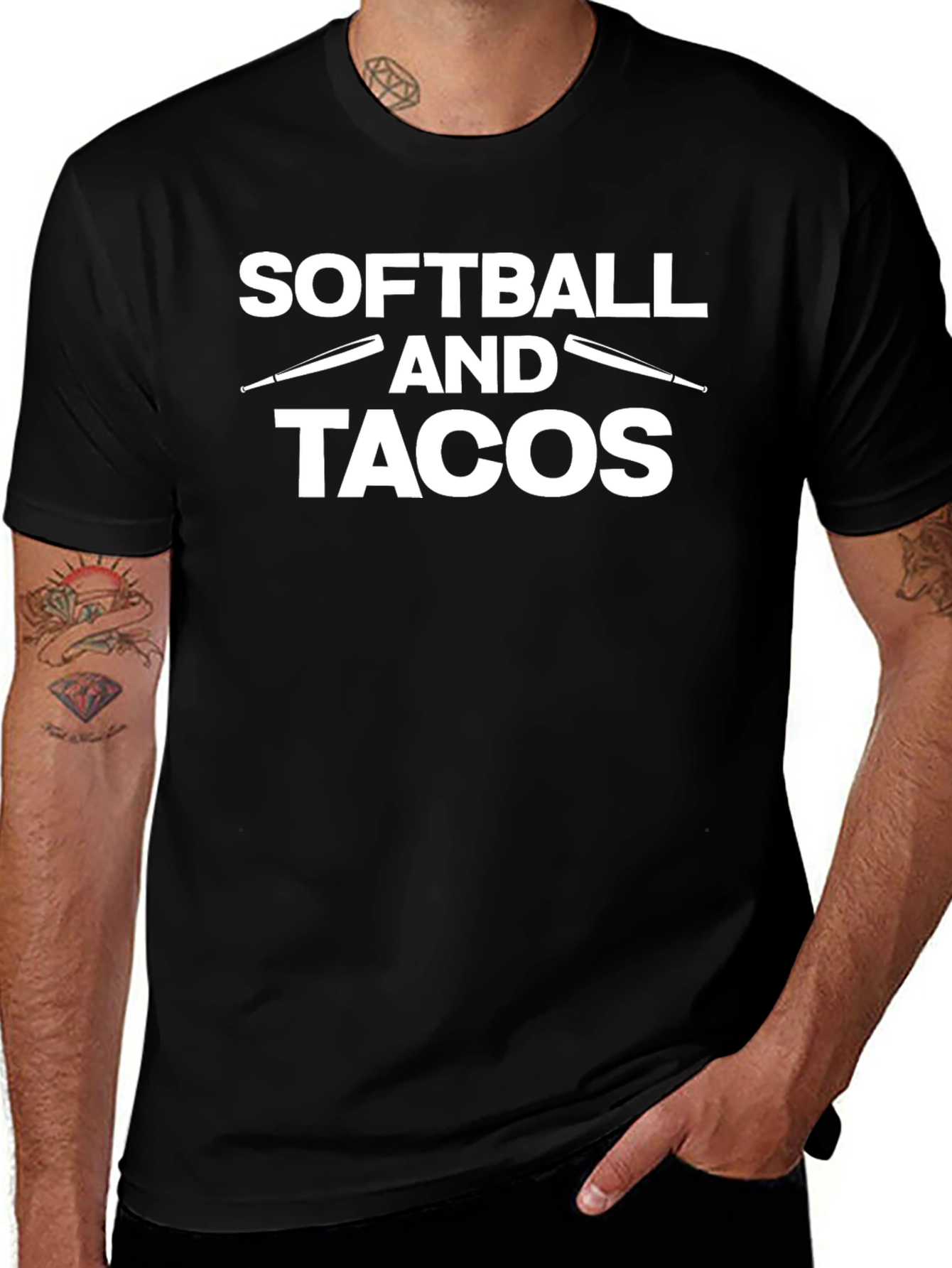 Softball and Tacos Graphic T-Shirt