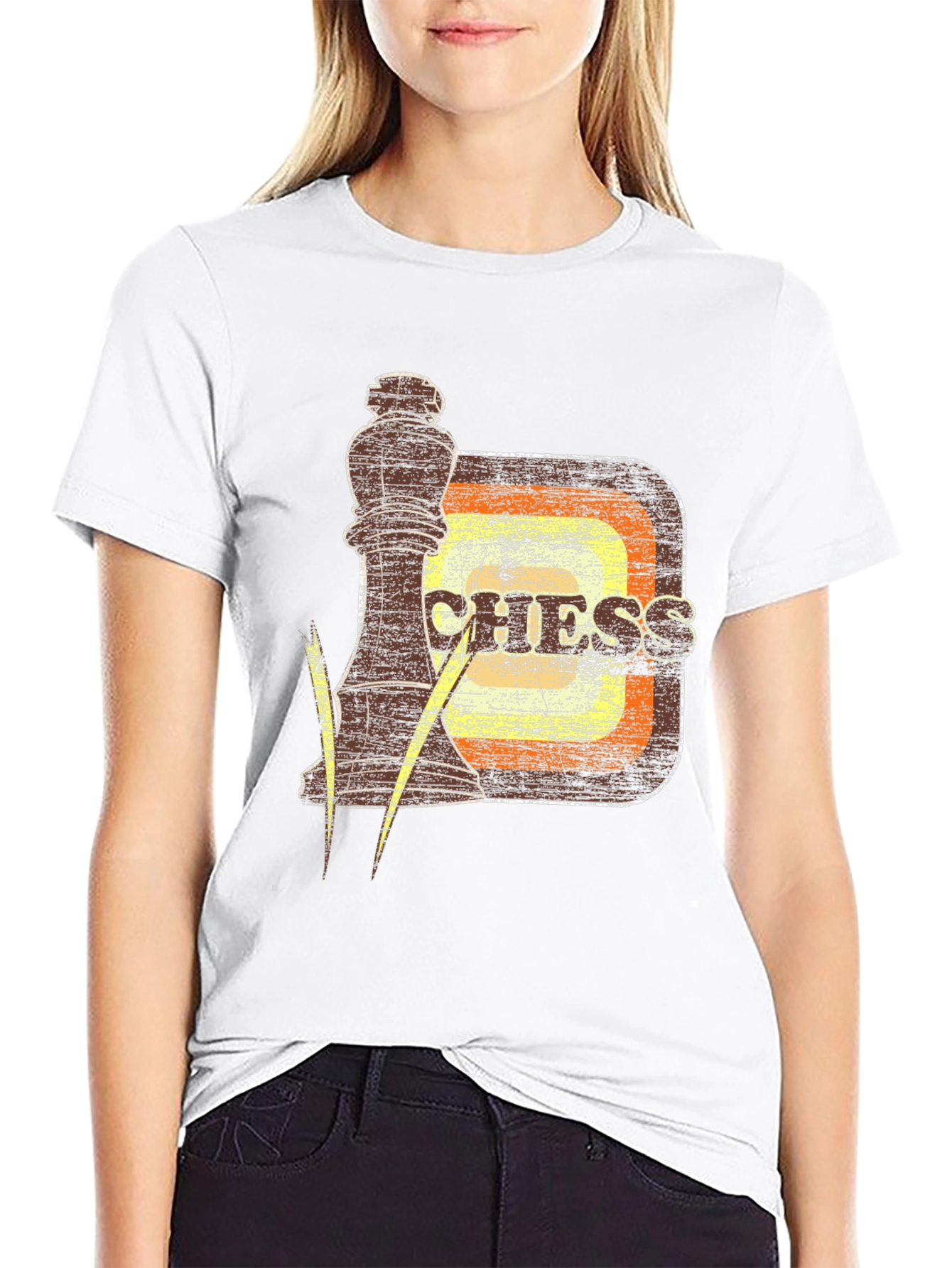 Retro Chess King Graphic Tee - Unique Gamer Style