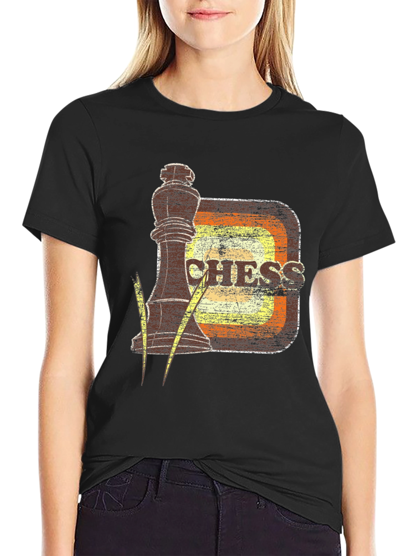 Retro Chess King Graphic Tee - Unique Gamer Style