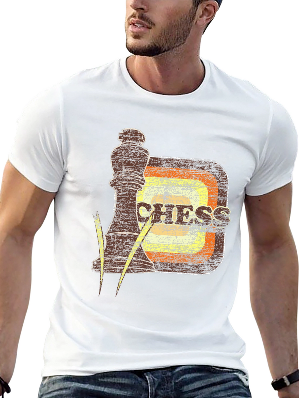 Retro Chess King Graphic Tee - Unique Gamer Style
