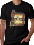 Retro Chess King Graphic Tee - Unique Gamer Style