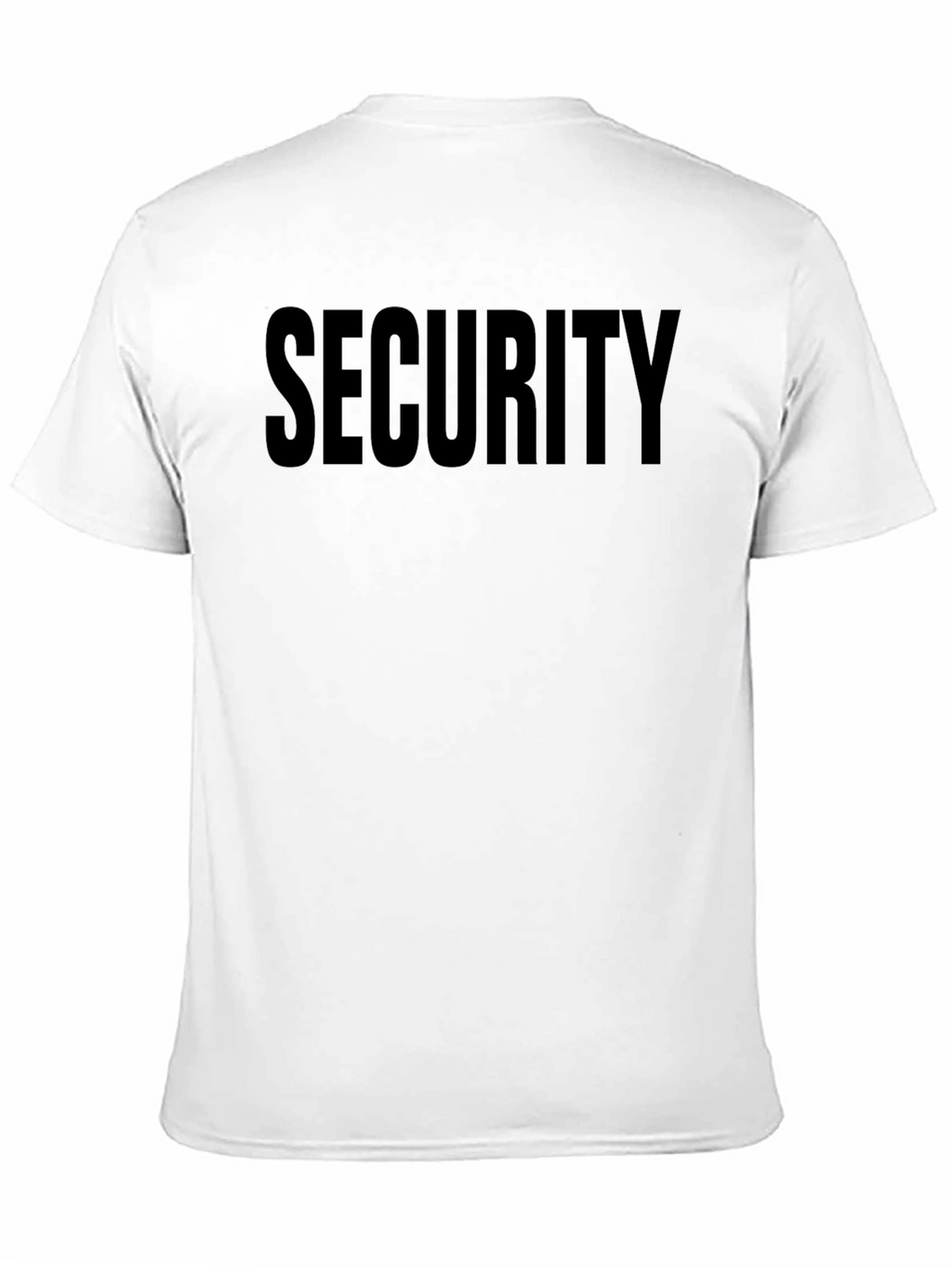 Security Print Black T-Shirt