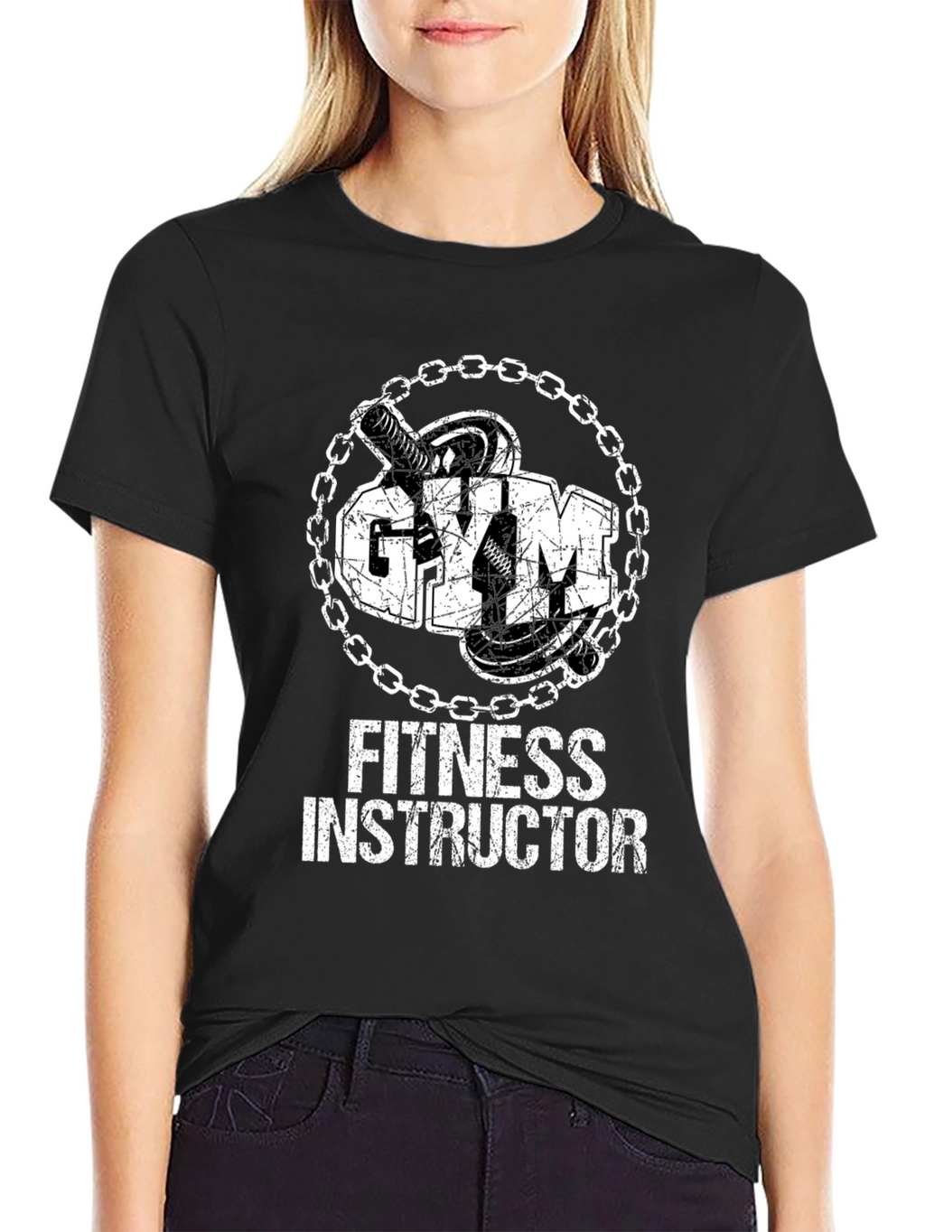 Gym Fitness Instructor Graphic Tee