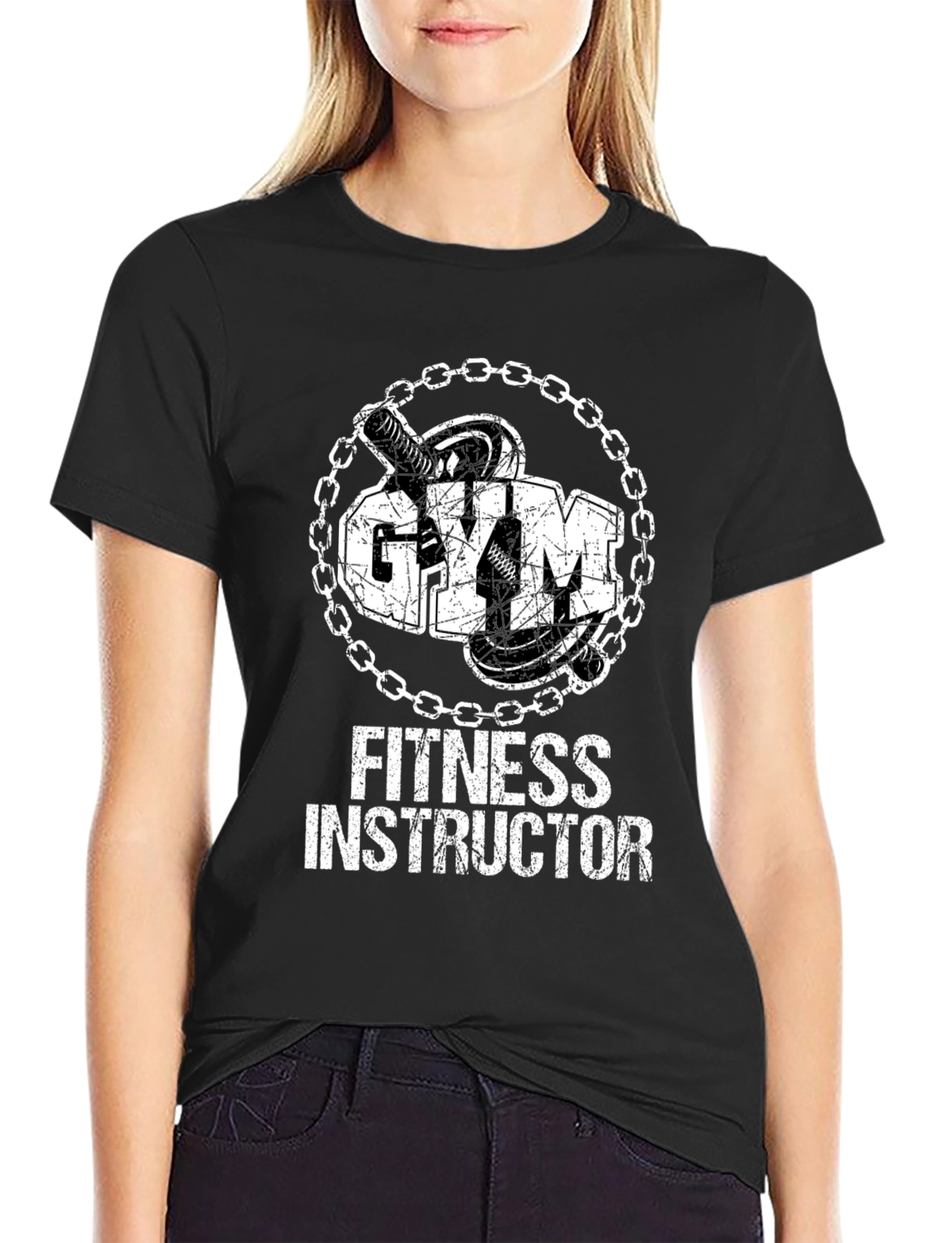 Gym Fitness Instructor Graphic Tee